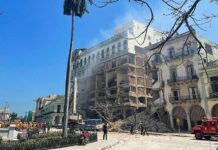 Una explosión destruyó el hotel Saratoga en La Habana: al menos ocho muertos