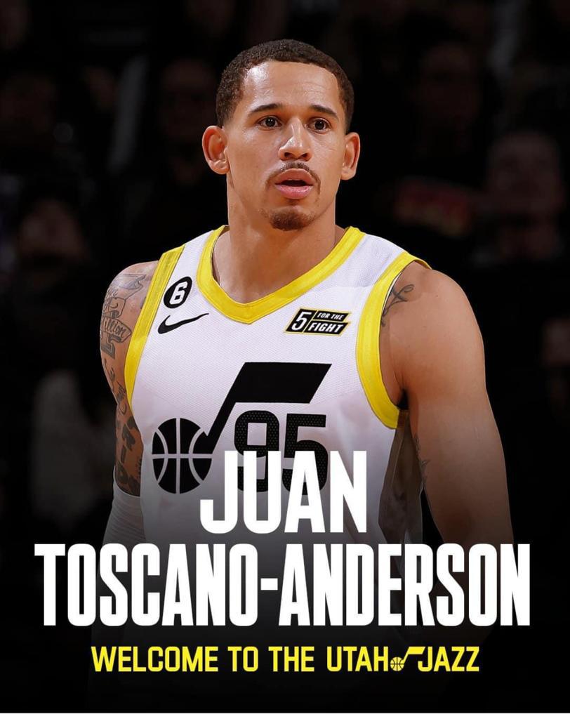 El mexicano Juan Toscano deja a los Lakers y llega a Jazz de Utah