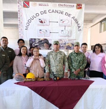 Realizan canje de armas en Puebla