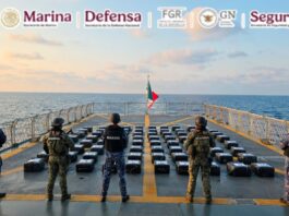 En operación marítima, aseguran dos toneladas de cocaina
