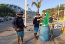 Realizan jornadas de limpieza en playas de Acapulco