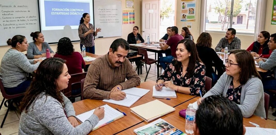 maestros escuelas educacion