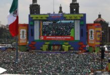 Asisten más de 400 mil personas al Fan Fest del Zócalo en cinco días, de acuerdo a la FIFA