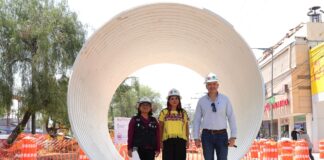 Supervisa Clara Brugada obras hidráulicas en Iztapalapa