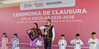 Concluye ciclo escolar 2025-2026 para más de 2.8 millones de estudiantes de educación básica en el EdoMéx