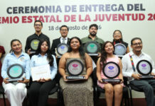 Entregan en Tabasco Premio Estatal de la Juventud 2026
