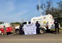 Fuerzas de seguridad recuperan más de 21 mil 600 litros de hidrocarburo ilegal en El Verde, Puebla
