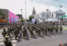 Realizan en Jalisco desfile Cívico-Militar por el 216 Aniversario del inicio de la Independencia