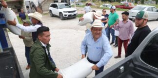 Entregan en Querétaro semilla forrajera en municipios del semidesierto