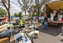 Llega reciclatrón llega al IPN Zacatenco para fomentar el manejo adecuado de los residuos eléctricos y electrónicos