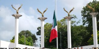Conmemoran en Quintana Roo 179 aniversario de la Gesta Heroica de Chapultepec