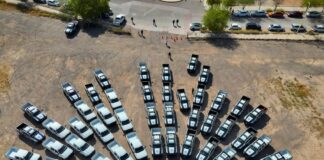 Fortalece Sonora instituciones de seguridad con entrega de 73 nuevas unidades