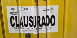 Realiza Chihuahua 262 inspecciones y clausura 9 establecimientos durante la última semana