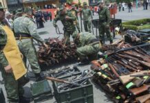 Avanza desarme en la CDMX; otorgan más de 257 mil pesos por el canje voluntario de armas y cartuchos