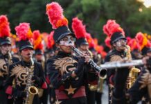 En Puebla, 26 bandas de música participan en el “Pasacalle Cempasúchil Sonoro”