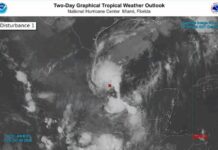 Depresión Tropical 9 se aleja de Veracruz; disminuirá potencial de lluvias: SPC
