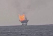 Incendio de plataforma de Pemex en la Sonda de Campeche genera preocupación en petroleros de Tamaulipas