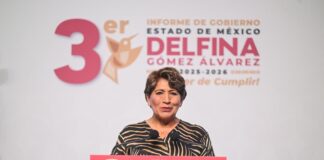 Rinde cuentas Delfina Gómez ante el Congreso del EdoMéx; entrega su Tercer Informe de Gobierno